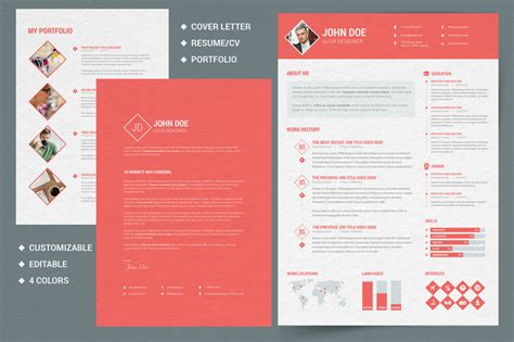 Free Resume Template Adobe ~ ANAXMEN