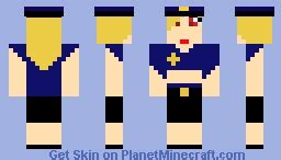 first attempted at a female sexy cop skin Minecraft Skin