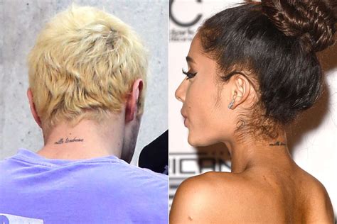 Pete Davidson Gets Neck Tattoo to Match Ariana Grande