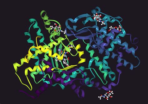 Ribbon Diagrams on Twitter: "6SVY: Crystal structure of Neprilysin in complex with Sampatrilat ...