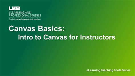 Canvas - eLearning | UAB