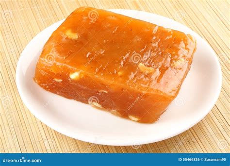 Red Halwa from Kerala Cuisine. Stock Photo - Image of chips, cooked ...