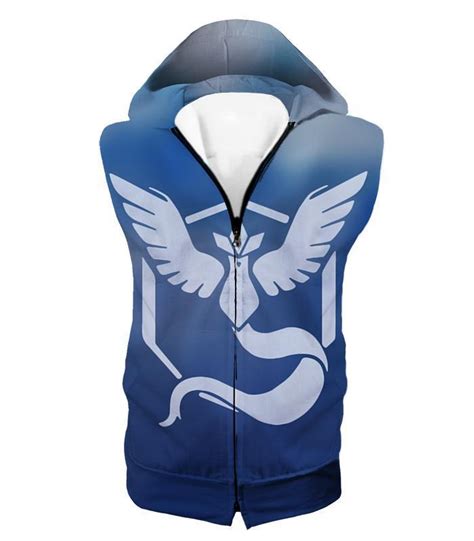 Pokemon Hoodie - Pokemon Mystic Ice Flying Pokemon Articuno Symbol Cool Blue Hoodie | Pokemon ...