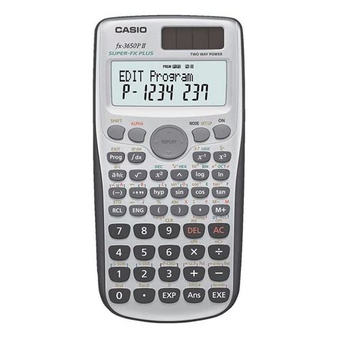 CASIO Taschenrechner »FX-3650PII«, Programmierbarer Schulrechner mit großer Displayanzeige ...