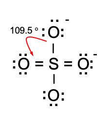 For SO42-, sulfate ion, draw the Lewis structure (by counting valence ...