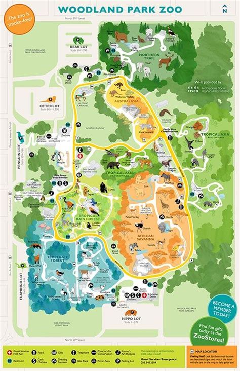 Guest Services - Map, Rentals & Accessibility - Woodland Park Zoo ...