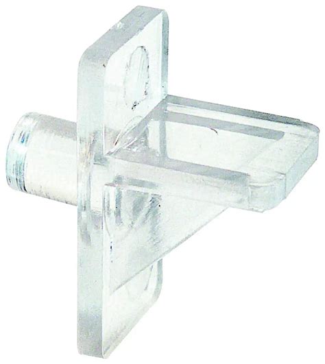 Prime Line U10136 Clear Plastic Shelf Pegs 1/4 Inch 8 Pack (049793101365-1)