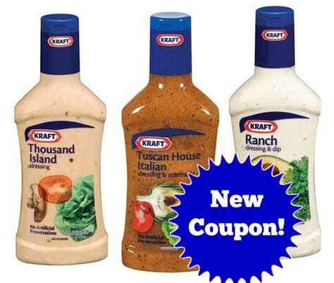 kraft salad dressing flavors list