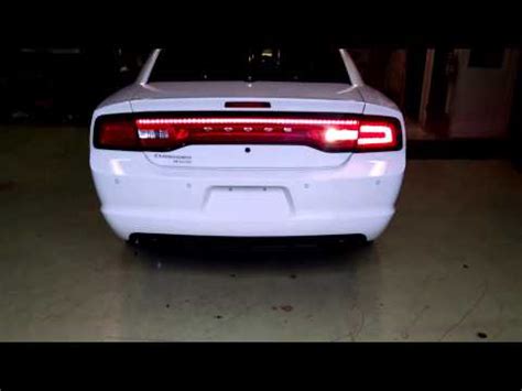 2014 Charger Police Tail light flasher Day/Night - YouTube