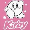 Girl's Nintendo Kirby Black And White Portrait Logo Crop T-shirt - Light Pink - Large : Target