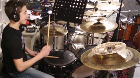 Ted Nugent "the music made me do it" Drumcover Manuel Wagner - YouTube