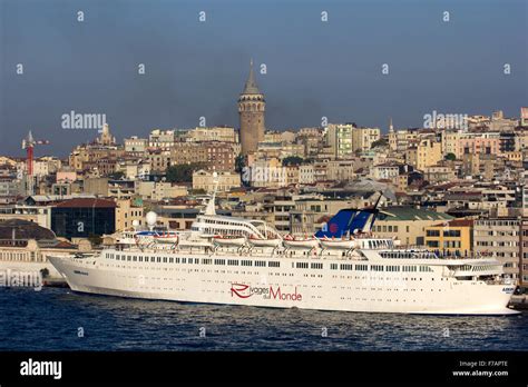 Cruise Ship at the Cruise Terminal in Istanbul, Turkey Stock Photo - Alamy