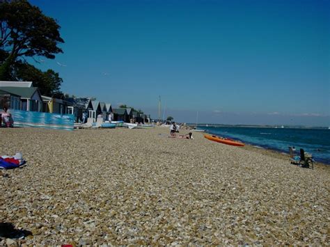 Calshot Beach - Photo "Calshot Beach Looking Back towards Southampton ...