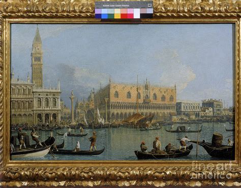 View Of The Doge's Palace In Venice Painting by Canaletto - Pixels