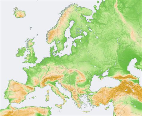 Mapa de Europa para imprimir | Político | Físico | 🥇 2022