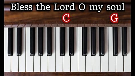 Bless the Lord Oh my soul || Keyboard cover || Chords and lyrics|| - YouTube