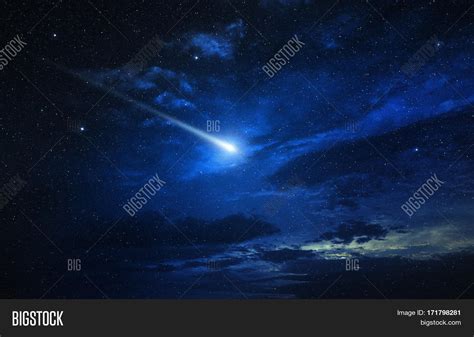 Twinkling Comet Blue Image & Photo (Free Trial) | Bigstock