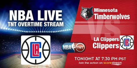 TNT Overtime NBA Live Stream: Clippers v Wolves on Jan. 19 ...