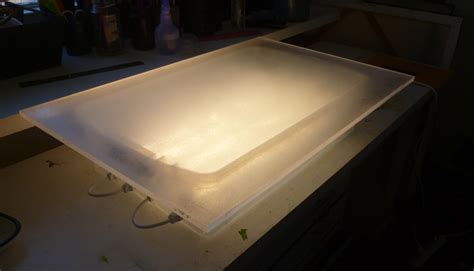 How to make your own lightbox for tracing on watercolor paper