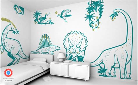 Dinosaur Wall Decals for Kid’s Playroom or Bedroom, Dino Wall Stickers