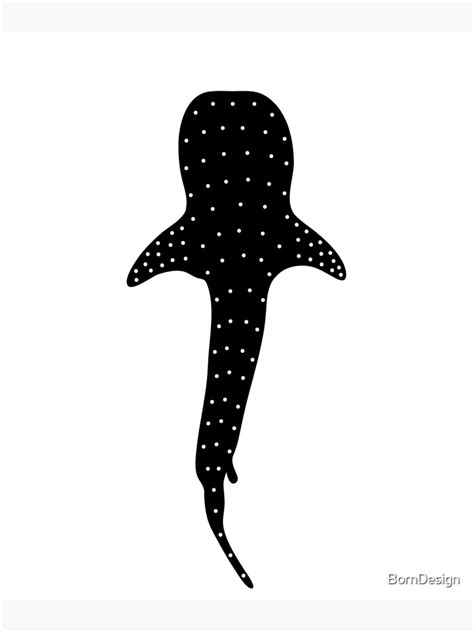 "Whale shark whale shark whale shark silhouette gift" Poster by ...