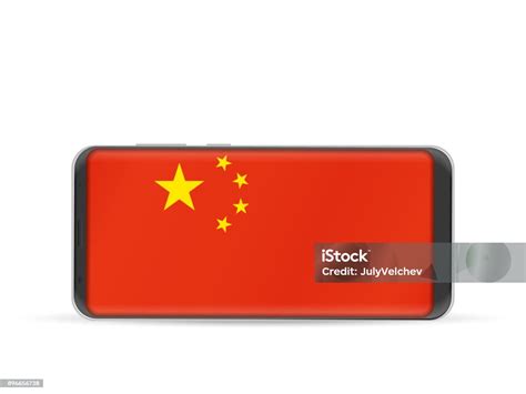 Smart Phone China Flag Stock Illustration - Download Image Now - China - East Asia, Flag, Mobile ...