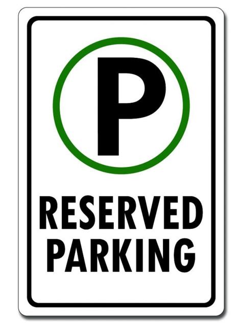 Reserved Parking Sign – Imaginit Design & Signs, Your Visual Solutions Provider