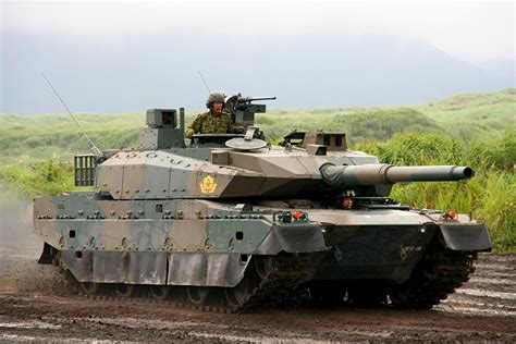 Фото Танки японский Type 10 Hitomaru, 120-мм Rheinmetall Rh-120