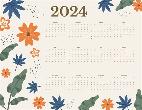 Cute 2024 Calendar Pdf Editable - Rahal Georgianne