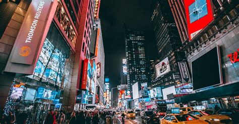 Crowd of People on Street during Night Time · Free Stock Photo