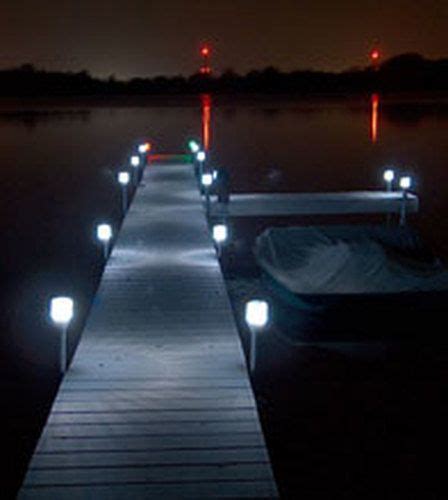 Solar Dock Post Lights | 2 pack | Dock lighting, Lakefront living ...