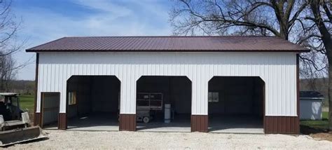 Full Pole Barn Kits - Concrete Pier System