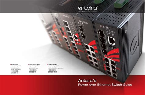 Product Booklet for Power Over Ethernet Switches on Behance