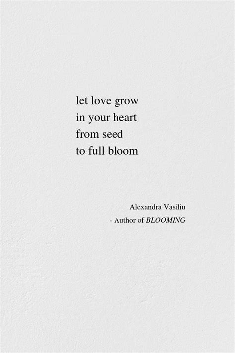 Let Love Grow – Poem by Alexandra Vasiliu, Author of BLOOMING | Alexandra Vasiliu - Bestselling ...