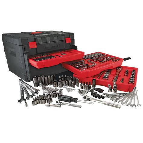 Craftsman 258 piece Mechanics Tool Set with 3 Drawer Case