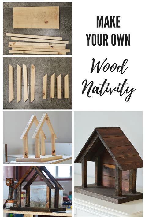 How to make your own wood nativity - The Vanderveen House