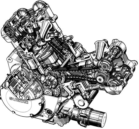 SUZUKI TL 1000 R motorblok