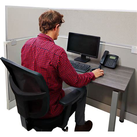 OBEX Acoustical Cubicle Mounted Privacy Panel with Small Bracket | Wayfair