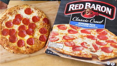 How to Make Frozen Pizza Red Baron Classic Crust Pepperoni Pizza - YouTube