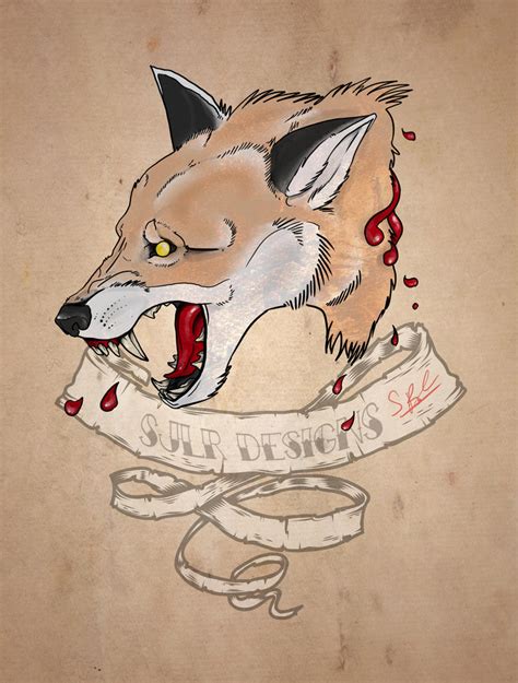 fox head tattoo by mcrmorbid on DeviantArt