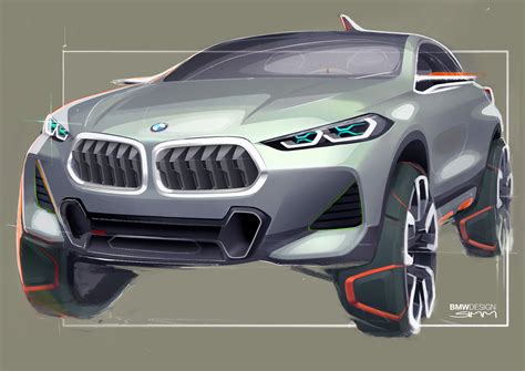 BMW Concept X2 Exterior Design | Bmw concept, Bmw design, Car design