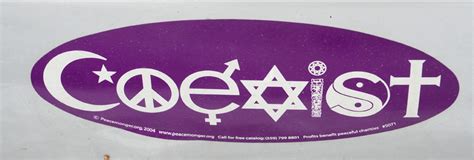 Coexist Sticker Symbol Meanings