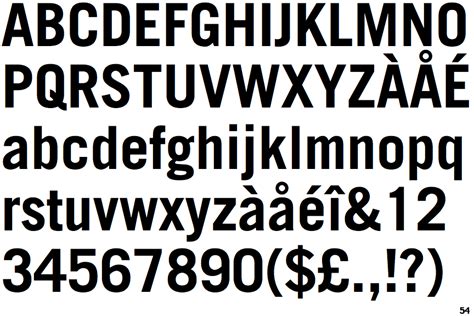 Free Trade Gothic Bold Extended Font - goodtextbible