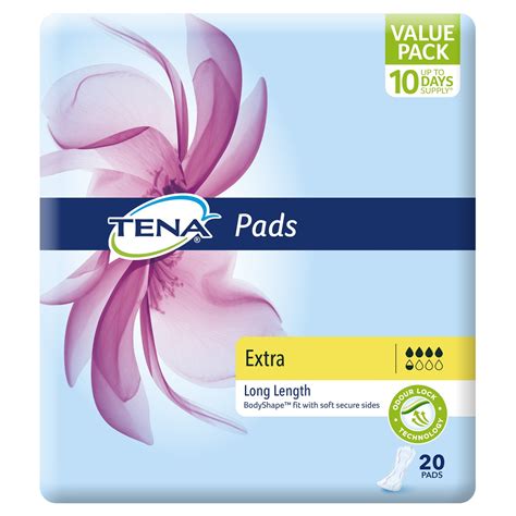 Tena Pads Extra Long Length 20 Pack – Alive Pharmacy Warehouse