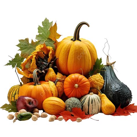 Autumn Composition Thanksgiving Or Halloween Concept Still Life With Fruits Pumpkin Vegetables ...