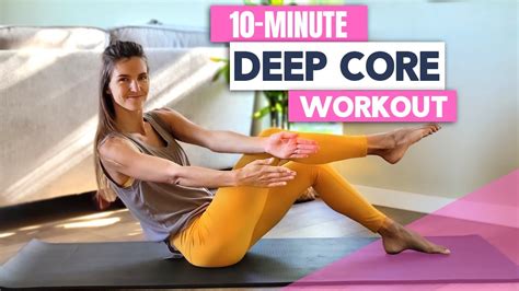 10-Minute Deep Core Workout - YouTube