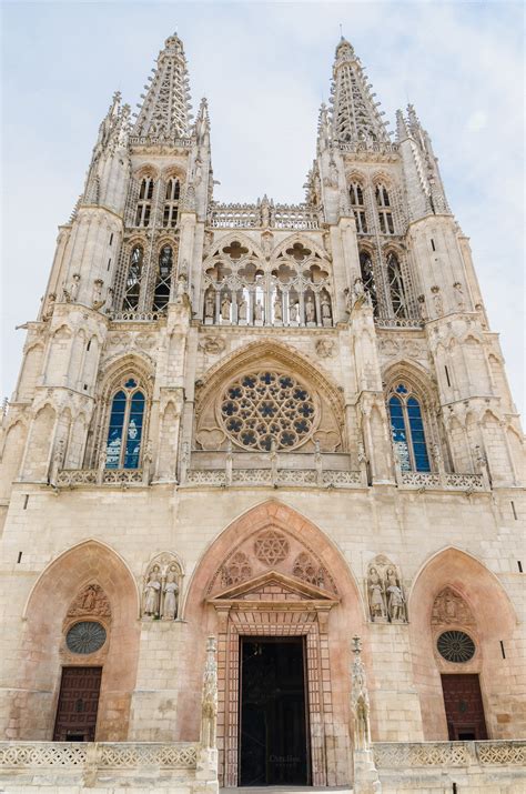 Cathedral of Burgos facade, Spain ~ Architecture Photos on Creative Market