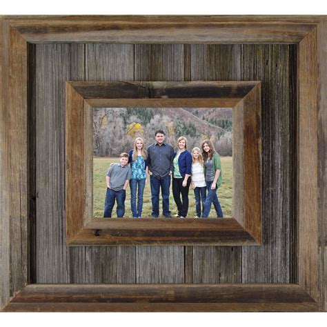 Extra Large Reclaimed Barn Wood Picture Frame, Rustic Farmhouse Durango Style Wall Decor, Real ...