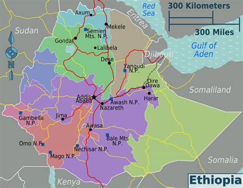 Map of Ethiopia Regions: 30 Old and New Ethiopian Maps You Have to See ...