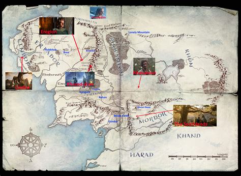 Map with all Locations of "The Rings of Power" : r/LOTR_on_Prime